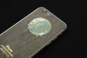 золотой iPhone 6 128G Герб Казахстана